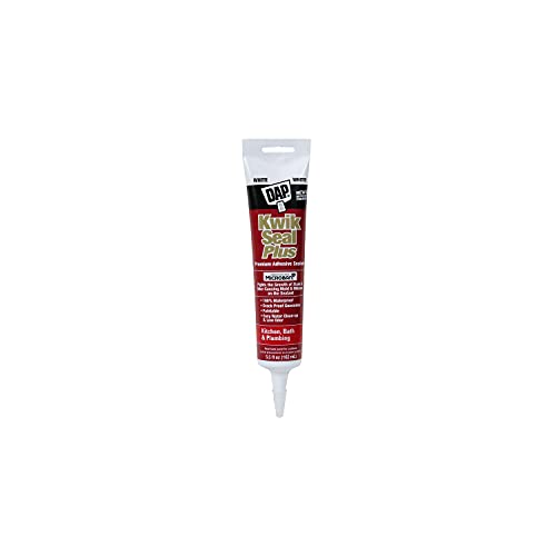 DAP 18526 White Kwik Seal Plus Kitchen & Bath Adhesive Caulk