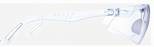 LIBUS Safety Glasses, Clear Anti-fog & Scratch, ANSI Z87.1, UV Protection, Front/Side Spark & Dust Shield, Polycarbonate Lens - size: Pack of 10