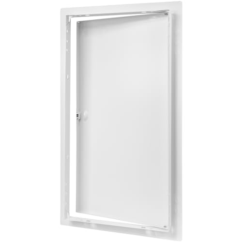 10" x 20" White Metal Access Panel, Service Shaft Door, Plumbing, Electricity Heating Alarm Wall for Drywall, Bathroom Services Hole Cover, Wall Covering - size: 10" x 20"