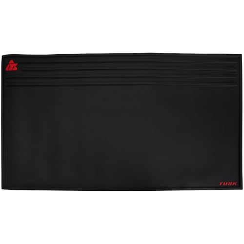 Tusk Workbench Mat 18” x 32” – Durable Black Vinyl Surface – Protective, Non-Slip, Easy-to-Clean Mat for Garage, Shop, Bench & Powersports Maintenance