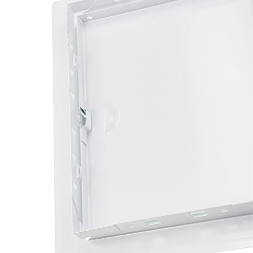 6" x 8" White Metal Access Door. Plumbing, Electricity, Heating, Alarm Wall Access Panel for Drywall - size: 6" x 8"