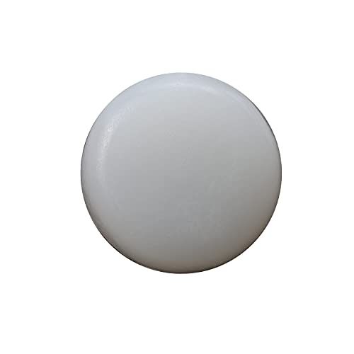 25 Pack Rok Hardware 3/4″ (19mm) Standard Nail On Furniture Glides in White Color, Flat Head, Chair Foot Glides, SLG34WHT - color: White