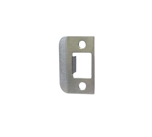 QCAA Stainless Steel Extended Lip Strike, 1-1/2"X2-1/4", Satin Nickel, 1 Pack, Made in Taiwan - color: Satin Nickel(1-1/2"), size: 1 Pack