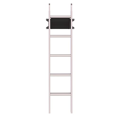 Ladder Hooks,Ladder Rack, Ladder Accessory,Ladder Hangers for Garage Wall Mount Ladder Rack Heavy Duty Metal Black with Screws