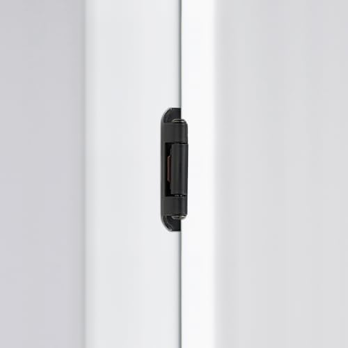 4 Pack (2 Pairs) 1/2" Overlay Cabinet Hinges, Matte Black Self-Closing Semi-Concealed Partial Wrap Face Frame Hinges for Cabinet Doors - color: Matte Black