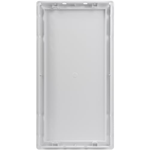Vent Systems White ABS Plastic Access Panel 8 x 16 Inch (Cut-Out) - Access Panel with Door for Drywall, Wall, Ceiling - Electrical and Plumbing Service Inspection Door for Indoor Use - size: 8 X 16 Inch / 200 X 400 Mm