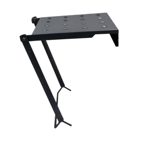 Ladder Work Platform Extension Tray Shelf Stand Non Slip Iron Sturdy Support Wide Step Attachment Suitable for Painters Tools Home Improvement 30cmx26