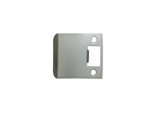 QCAA Solid Brass Extended Lip Strike, 3''X2-1/4", Satin Nickel, 1 Pack, Made in Taiwan - color: Satin Nickel(3"), size: 1 Pack