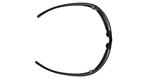 Pyramex Exeter Safety Eyewear - color: Clear H2x Anti-fog Lens/ Black Frame