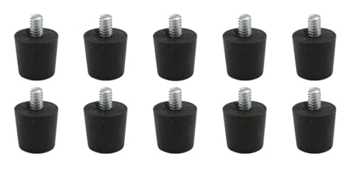 Pacific Doorware Heavy Duty Spring Loaded Step Down Door Stopper - Replacement Tips, 10 Pack - size: 10 Pack, style: Replacement Tip