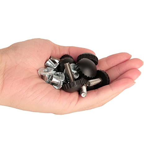 M8 Leveling Feet Stainless Steel Screw-in Furniture Leg Leveler 8mm Adjustable Table Chair Glide Levelers for Outdoor Indoor Patio Furniture -16 Pack - color: M8 Ball 16pack