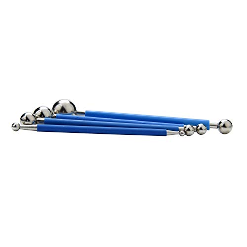 Concrete Countertop Caulking Tool, Metal Ball Tile Caulk Finishing Tool Used to Press The Tile Grout Coating for Bathroom Kitchen and The Rest of The Household