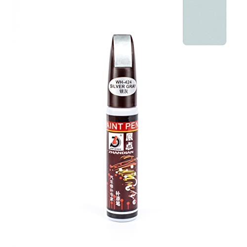 Fill Paint Pen Car Scratch Repair Black Touch Up Paint Special-purpose Paint Touch-up Pen Multi-color Optional for Various Cars (silver gray) - color: silver gray
