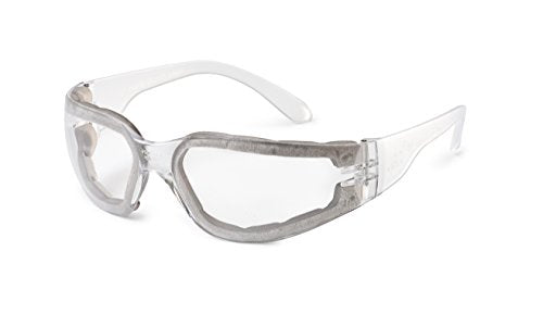 Gateway Safety 46FP79 Starlite FoamPRO Safety Glasses, Clear Anti-Fog Lens, One Size, Clear Temple (Pack of 10) - color: Clear