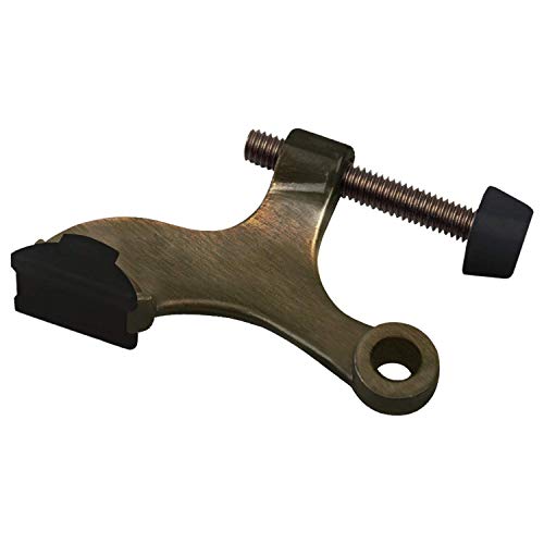 Nuk3y Hinge Pin Heavy Duty Adjustable Door Stop (6 Pack, Antique Brass) - color: Antique Brass, size: 6 Pack