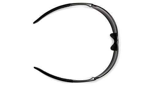 Pyramex Provoq Safety Eyewear Blue Mirror Lens Black Temples - color: Black