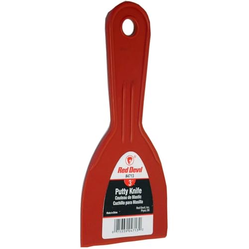 Red Devil 4713 3" Plastic Putty Knife - size: 3 Inch, style: Plastic