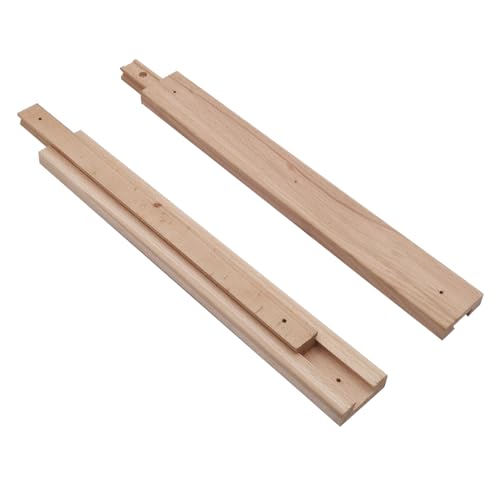 Wooden Drawer Slides 13-3/4 Inches Classic Wood Center Guide Track (13-3/4'') - size: 13-3/4''