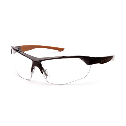 Carhartt-CHB1110DT Braswell Anti-Fog Safety Glasses Eye Protection, Black Frame, Clear Lens - color: Clear Anti-fog Lens 1.5 Diopters/ Black Frame