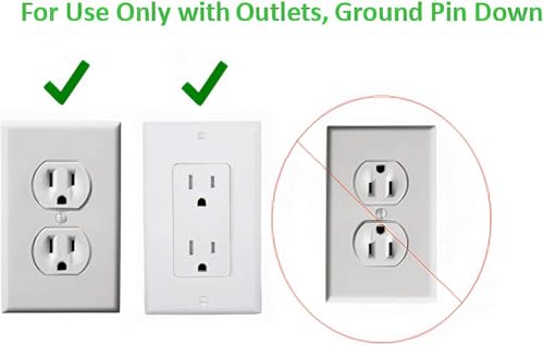 Smart Sleek Socket: Universal Outlet Concealer with Wi-Fi Smart Power Strip - size: 5ft - Smart, style: Standard Outlet