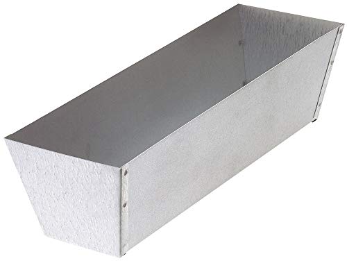 Warner 12" Galvanized Steel Drywall Mud Pan, 206 - size: 12" Galvanized Steel