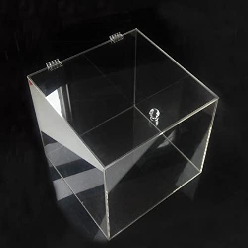 12 Pcs Acrylic Small Hinges - Self Adhesive Clear Plastic Transparent Continuous Hinge Tools for Cabinet Drawer Furniture DIY Display Stand 35x25 mm - size: 35 x 25 mm