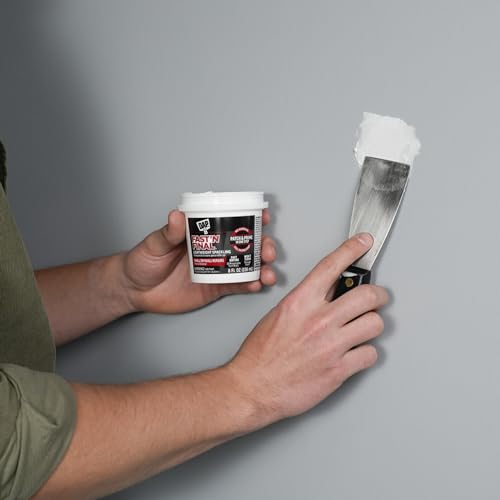 DAP Fast 'N Final Lightweight Spackling, White, 8 Oz (7079812140) - size: 8 Fl Oz (Pack of 1)