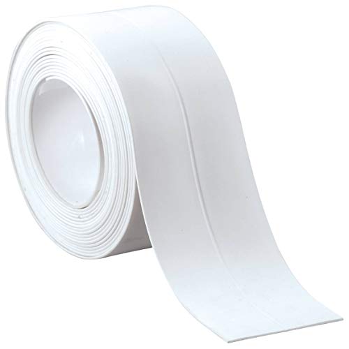 Caulk Tape Self Adhesive, 1 Rolls Waterproof Caulk Strip, Toilet Sealer Around Toilet Base, Traditional Caulking Replacement, Caulking Tape for Bathroom, Bathtub, Floor Wall Edge Protector (1)