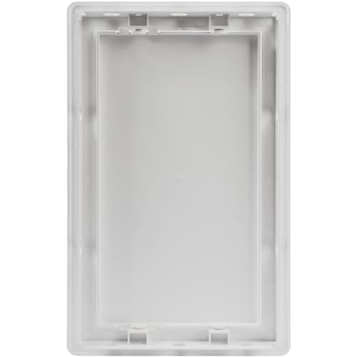 Vent Systems White ABS Plastic - Access Panel 6 x 10 Inch (Cut-Out) - Access Panel with Door for Drywall, Wall and Ceiling Electrical and Plumbing Service Wall Hole Cover - size: 6 X 10 Inch / 150 X 250 Mm