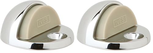 Ives by Schlage 436B26 Dome Door Stop 1 x 1.75 x 2 inch (Pack of 2) - size: 1 Count (Pack of 2)