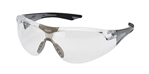 Delta Plus WELSG18CAFSLBLK Avion Safety Glasses, Clear Anti-Fog Lens, Black Temple, Slim Fit, One Size