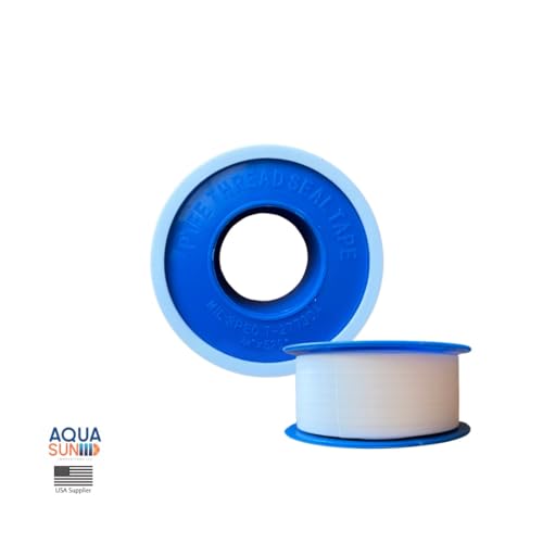 Teflon Tape 3/4 Inch x 520” – PTFE Thread Seal Tape for Plumbers, Pipe Fittings, Air & Water Lines – Leak-Proof, Non-Stick, Easy to Apply (1)