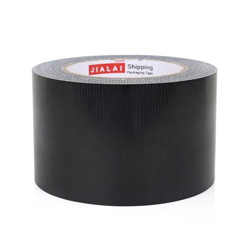 Wide Duct Tape, Industrial Grade 30Yards (90 ft) Wide Tape Duct 3 Inch, 9 Mil Heavy-Duty, Waterproof, Strong, Flexible, No Residue, for Crafts & Home Improvement (Black, 3'' x 90ft) - color: Black, size: 3'' x 90ft