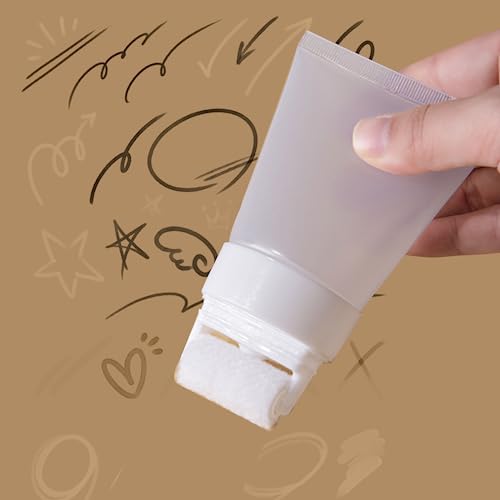 3 Pcs Touch up Paint Brushesh, Small Roller Brush Wall Repair Tool, Storage Touch-up Brush with Roller, and A Touch-up Pen, Suitable for Water-Based Paint Application