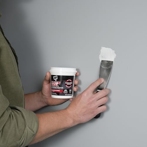 DAP Fast 'N Final Lightweight Spackling, White, 16 Oz (7079812141) (Pack of 6) - size: 16 Fl Oz (Pack of 6)