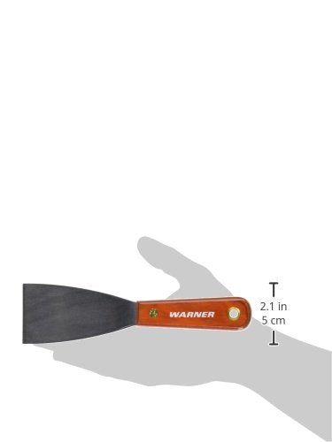 Warner 2" Full Flex Putty Knife, Carbon Steel Blade, Rosewood Series, 628 - size: 2 Inch, style: Full Flex