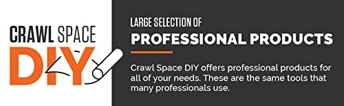 CrawlSpace-DIY Crawl Space Vapor Barrier Tape 4" x 180' – Heavy Duty Vapor Barrier Seam Tape for Encapsulation, Basement Moisture Barrier, White