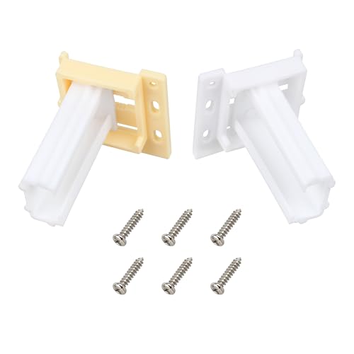 H306 Drawer Slide Socket Set, 3/4" Slide Channel, 1" Height 7/8" Channel, 4-Way Adjustable Rear Mount Cabinet Hardware - color: 1 pc H306 Drawer Slide Socket Set