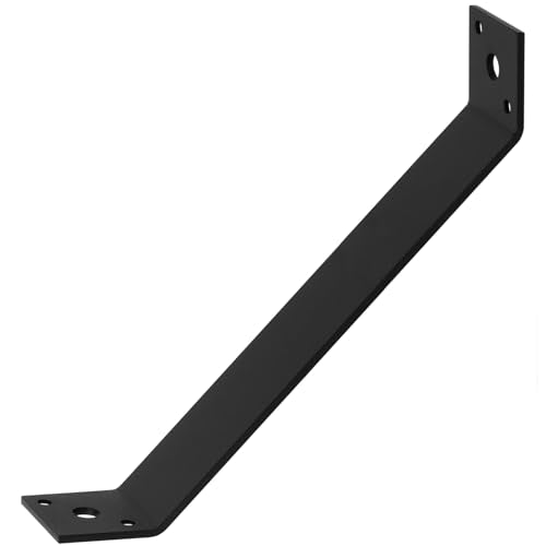 4 Pcs 11-1/8" x 1-1/2" Inside Mount 45-Degree Angle Bracket for Post Pergola Wooden Furniture - size: 11-1/8" x 1-1/2"
