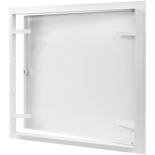 16" x 16" White Metal Access Door. Plumbing, Electricity, Heating, Alarm Wall Service Shaft Panel for Drywall - size: 16" x 16"