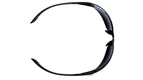 Pyramex Endeavor Plus Safety Glass Black/Gray Frame With Foam Padding Clear H2MAX Anti-fog Lens - color: I/O Mirror Lens/ Black-green Frame, style: Standard