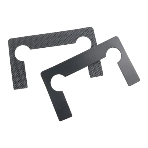 20PCS Hinge Washer Replacement Kit (Black) Rubber Shower Door Anti Slip Bathroom Clamp Gasket Hex Screw Hinge Guard Glass Clamp Pad