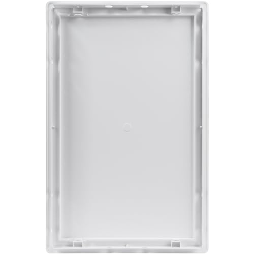 Vent Systems White ABS Plastic Access Panel 10 x 16 Inch (Cut-Out) - Access Door for Drywall, Wall, Ceiling - Electrical, Plumbing Service Wall Hole Cover - Inspection Door - 11 x 16.5 Inch (Outer) - size: 10 X 16 Inch / 250 X 400 Mm