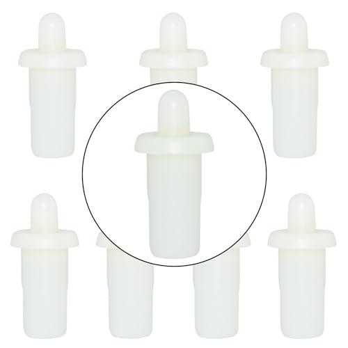 Aifeier ET 8 Pieces Cabinet Door Repair Pins Damper Replacement Repair Pins Blinds Spring Loaded Furniture Fittings Door Spring Parts, White - color: White-Plastic
