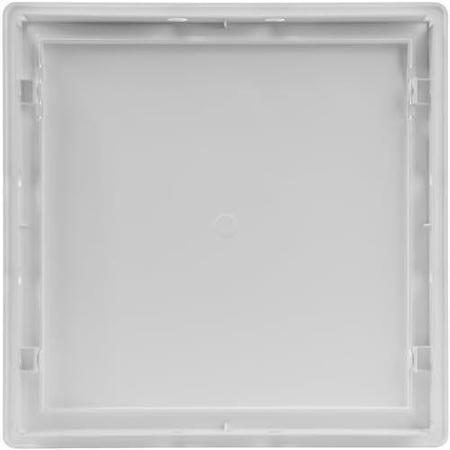 Vent Systems White ABS Plastic Access Panel 10 x 10 Inch (Cut-Out) - Access Door for Drywall, Wall, Ceiling - Electrical, Plumbing Service Wall Hole Cover - Inspection Door - 11 x 11 Inch (Outer) - size: 10 x 10 Inch / 250 x 250 mm