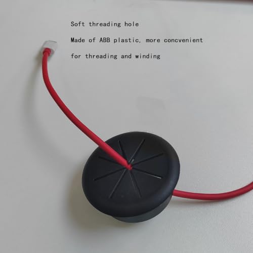 2 Pcs 2 Inch (50mm) Cable Grommet, Flexible Desk Hole Cover, Flexible Desk Grommet, Flexible Desk Grommets, Flexible Desk Cord Grommets, Flexible Desk Cable Grommet (Black) - color: Black
