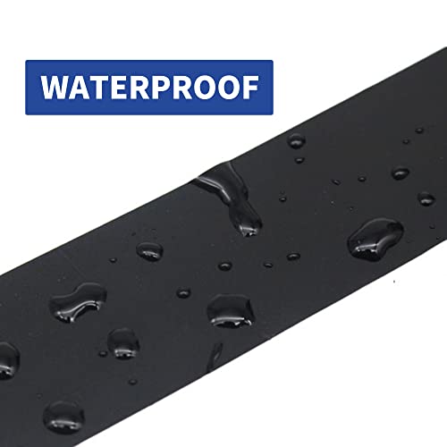 TAPEBEAR Corrosion Protection Pipe Tape, Wrap Pipe Tape for Drain Pipe, Metal & Electrical Piping, Anti-Corrosion Water Leak Proof PVC Tape, 4 Inch X 33 Yds, Black - size: 4inch x 33yard