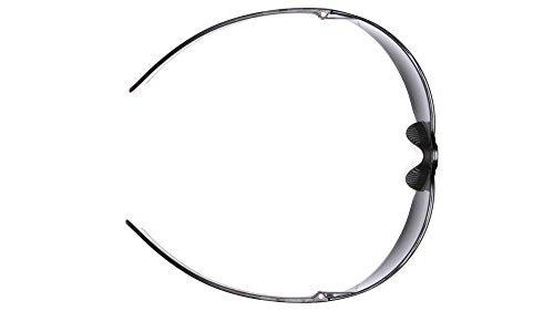 Pyramex Cortez Safety Eyewear, Clear Anti-Fog Lens With Black Temples - color: Black Temples/Gray Lens