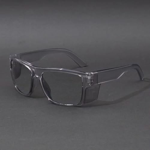 TransitionSafetyGlaseswith ANSI Z87+ImpactApproved Wraparound&Anti Bluelight UV400 - color: Grey