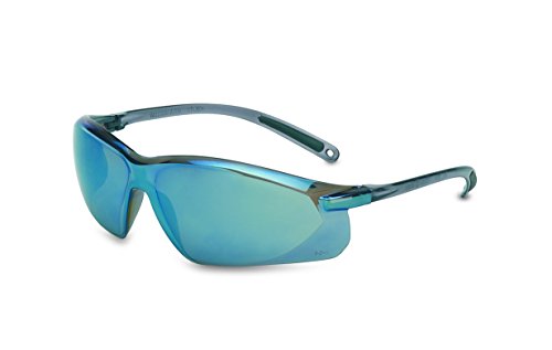Honeywell Uvex by A703 Series Safety Eyewear Blue Mirror Lens with Anti-Scratch Hardcoat - color: Blue Mirror-anti-scratch Hardcoat